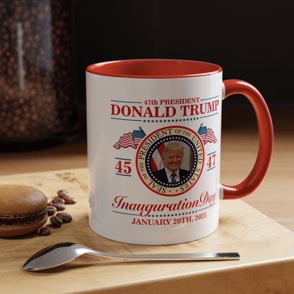 Donald Trump 45Th & 47Th President Inauguration Mug January 2025 Commemorative