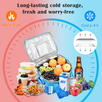 Tirrinia Large Insulated Cooler Bag - Outdoor Leakproof Cooler Tote for Men