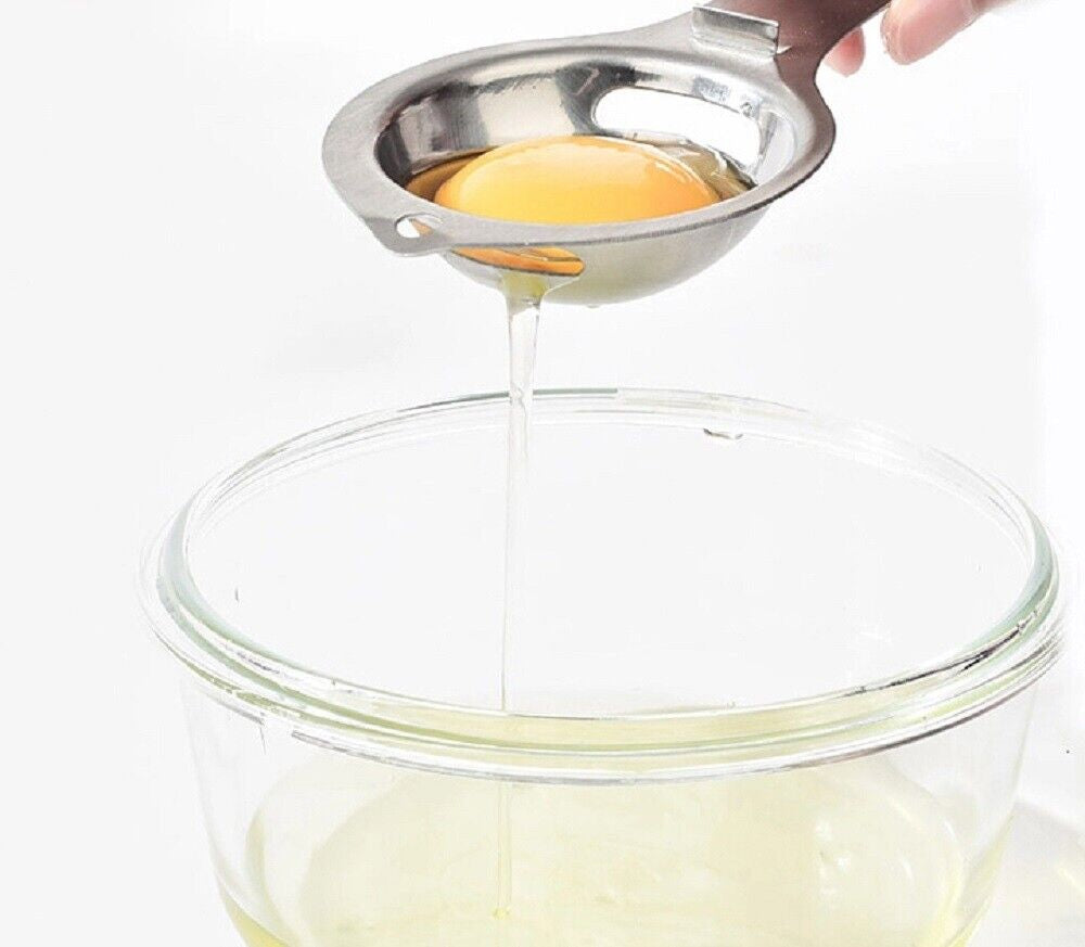 Easy Egg Yolk White Separator - Kitchen Gadget, Divider Holder Sieve Tool