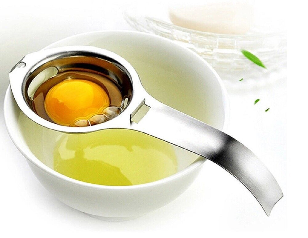 Easy Egg Yolk White Separator - Kitchen Gadget, Divider Holder Sieve Tool