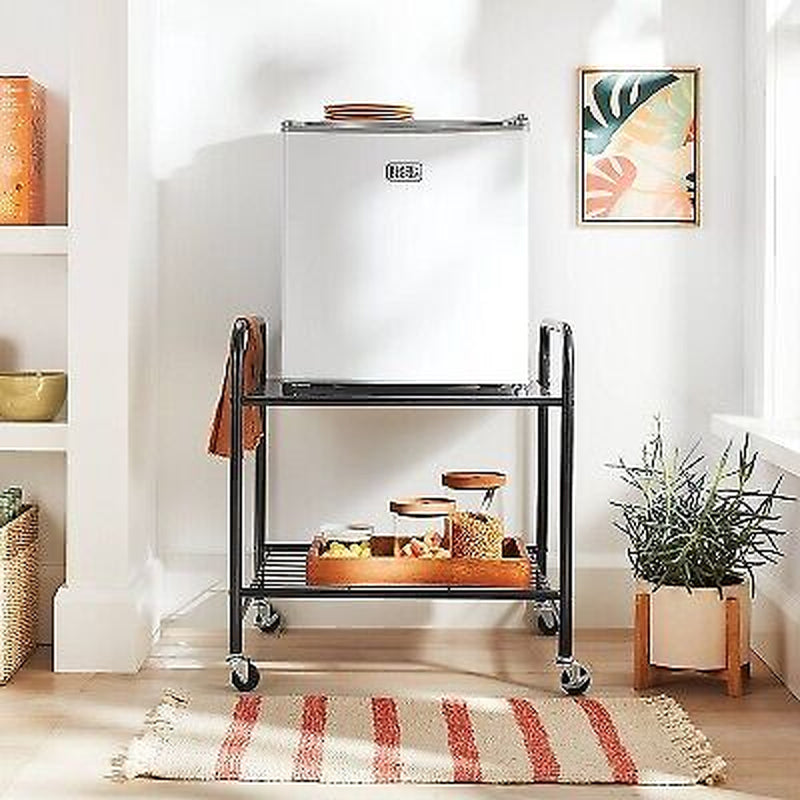 Brightroom Steel Storage Wheels Cart Refrigerator Cart Kitchen Wheels