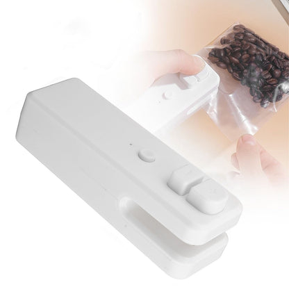 Mini Bag Sealer Portable USB Rechargeable for Snack Bags