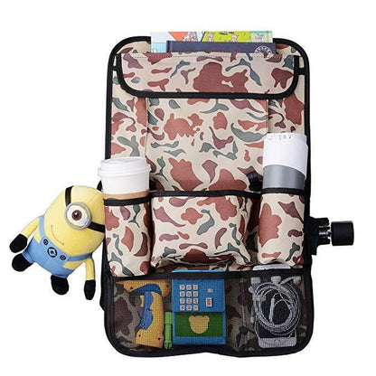 Backseat Storage Bag – Multi-Pocket Car Seat Organizer, Holds Tablets, Phones, and Travel Essentials; Easy Installation, Keeps Car Tidy