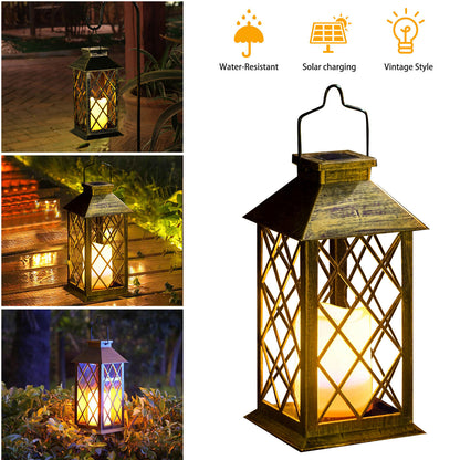 Solar Lantern Hanging Light – LED Outdoor Garden Lamp, Waterproof Yard Decor for Patio | Energy-Efficient, Ambient Lighting | TikTok Garden Vibe Must-Have