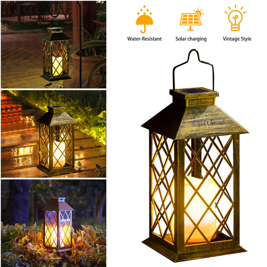 Solar Lantern Hanging Light – LED Outdoor Garden Lamp, Waterproof Yard Decor for Patio | Energy-Efficient, Ambient Lighting | TikTok Garden Vibe Must-Have