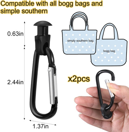 Bag Keychain Key Holder for Bogg Bag, Accessories for Bogg Bags Original X Large, Insert Char