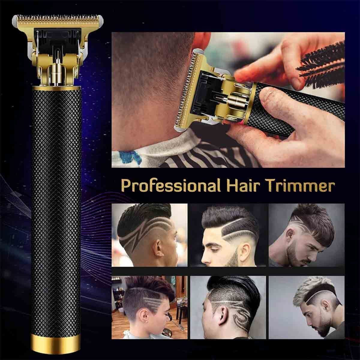 Barber Essential: Professional Cordless Hair Clippers & Beard Trimmer – Precision Shaver for Fades, Line-Ups & Home Cuts | TikTok Grooming Find