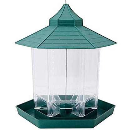 Alimentador De Aves Salvajes a Prueba De Ardilla Panorámica Colgante De Patio Exterior