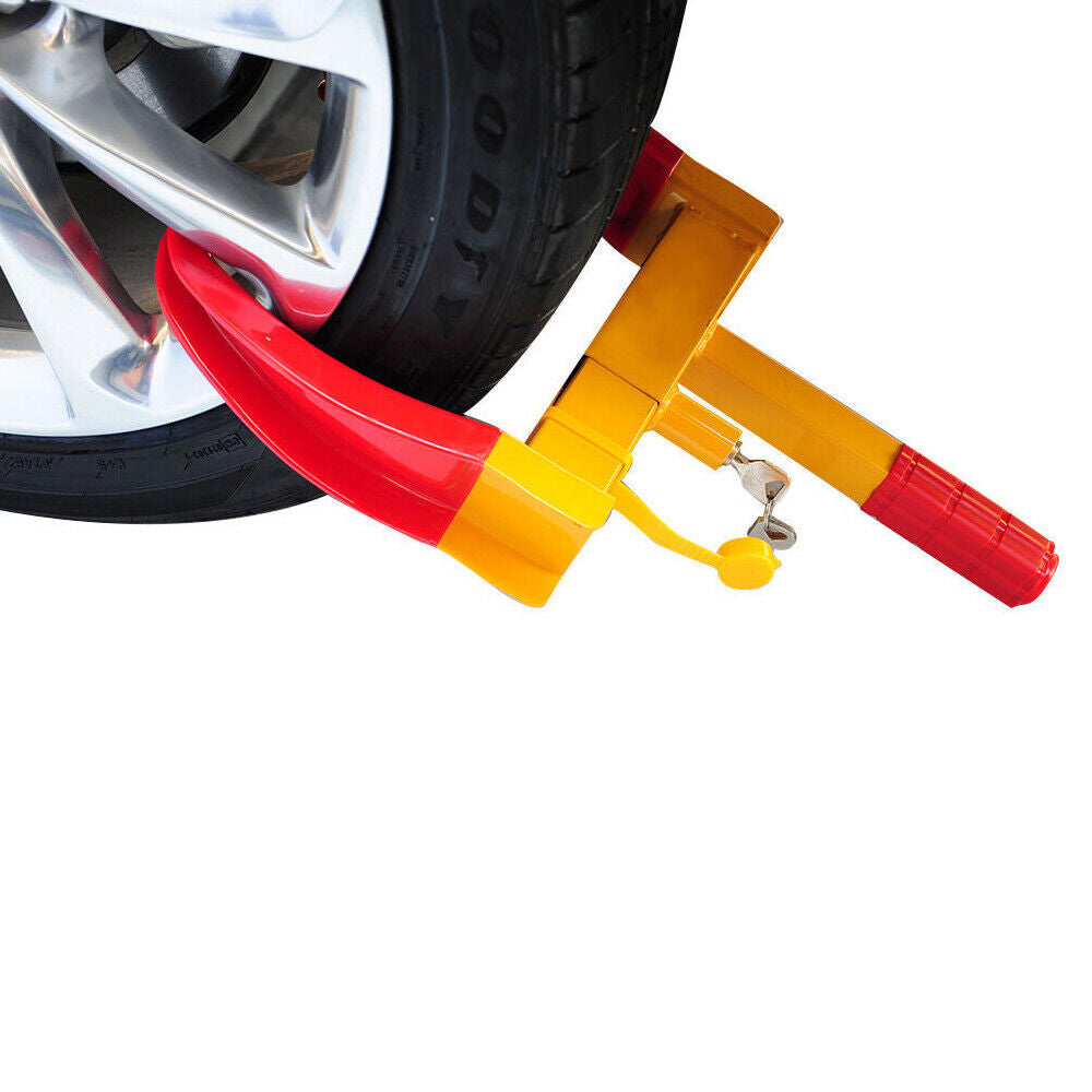 Anti Theft Wheel Lock Clamp Boot Tire Claw Trailer Auto Car Truck Towing Safety