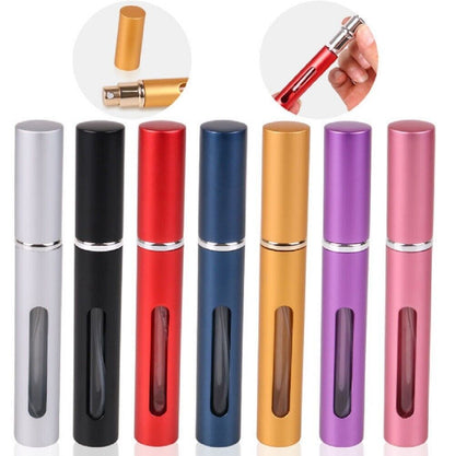 7 Pcs 10Ml Mini Refillable Perfume Atomizer Bottles - Portable Spray Containers