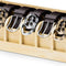 Bamboo Belt Organizer Box,6 Grids Belt Rack, Belt Organizer for Closet and Drawe