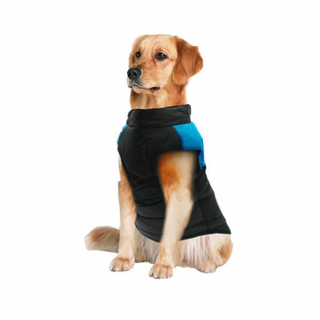 Pet Dog Vest Jacket – Waterproof & Warm Winter Coat | Padded, Windproof, Cozy Fit with Leash Hook | Stylish & Comfy Cold-Weather Dog Clothes