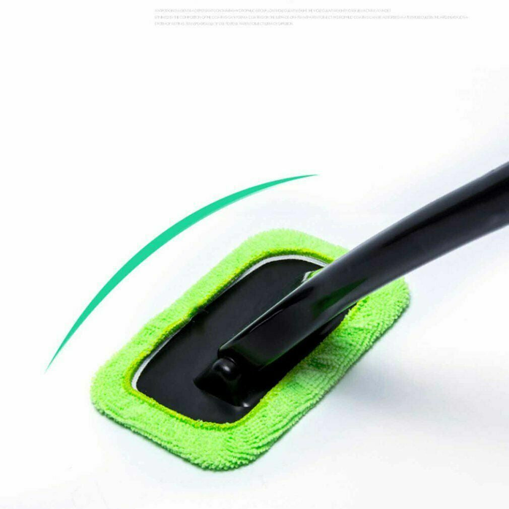 Microfiber Windshield Clean Car Auto Wiper Cleaner Glass Window Tool Brush Kit