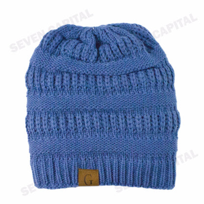 Women'S Men Knit Slouchy Baggy Beanie Oversize Winter Hat Ski Fleece Slouchy Cap