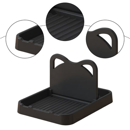 Foldable Pot Lid Holder | Wall-Mounted Kitchen Pan Rack Organizer | Space-Saving, Smell-Free Design for Clutter-Free Countertops & Easy Storage