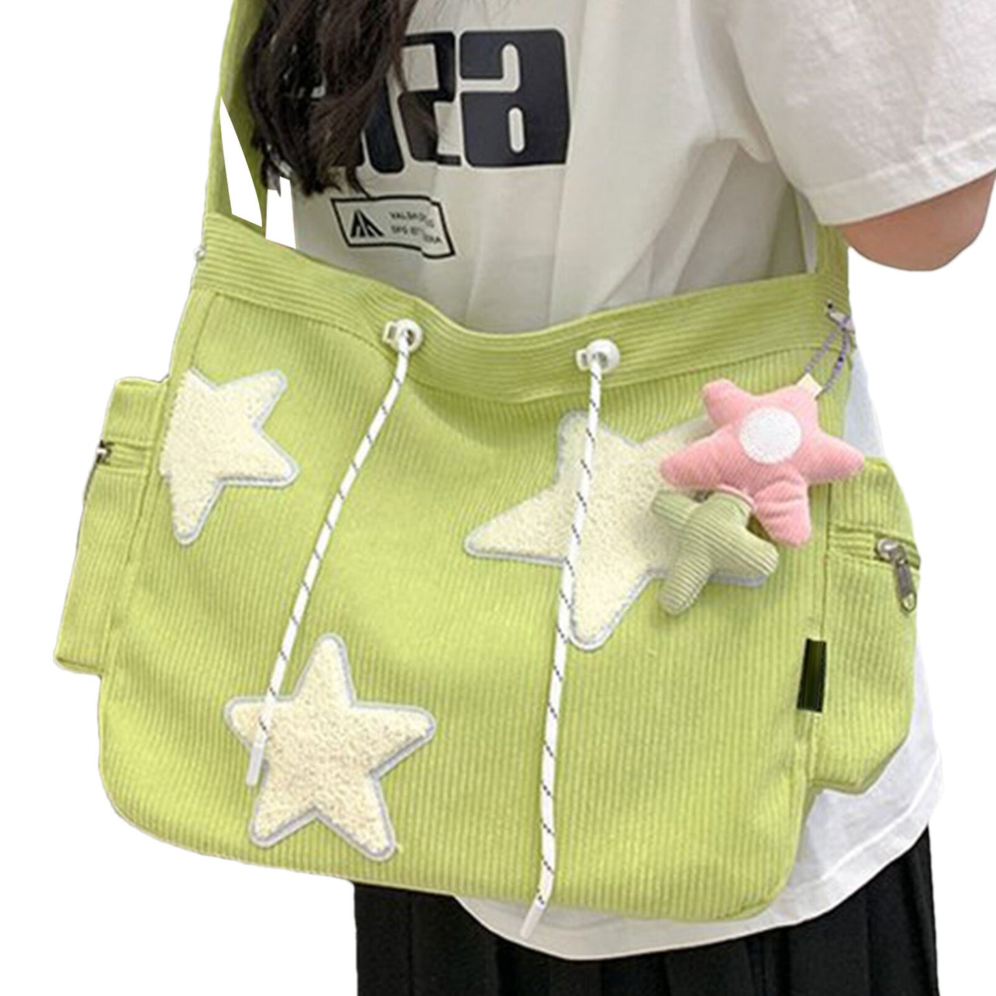 Star Tote Hobo Bag Women Aesthetic Messenger Cute Bag Handbag Large Capacity Tot