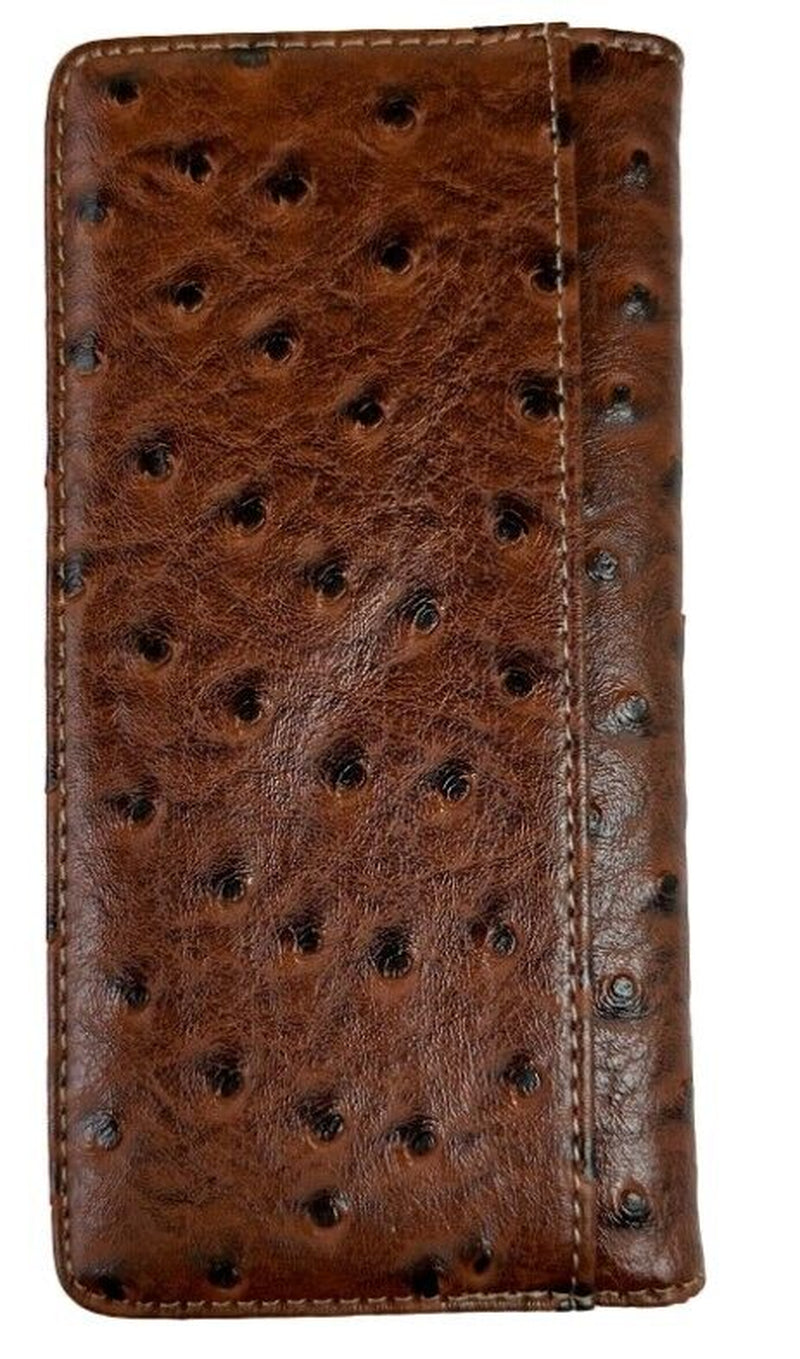 Cross Praying Cowboy Men Wallet Western Bifold Check Book Style W011-27 Brown
