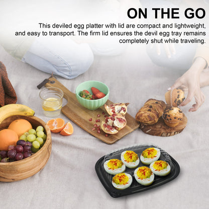 MT Products Plastic Deviled Egg Carrier/Devile