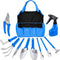 Gardening Tools Set of 10 - Complete Garden Tool Kit for Indoors & Outdoors