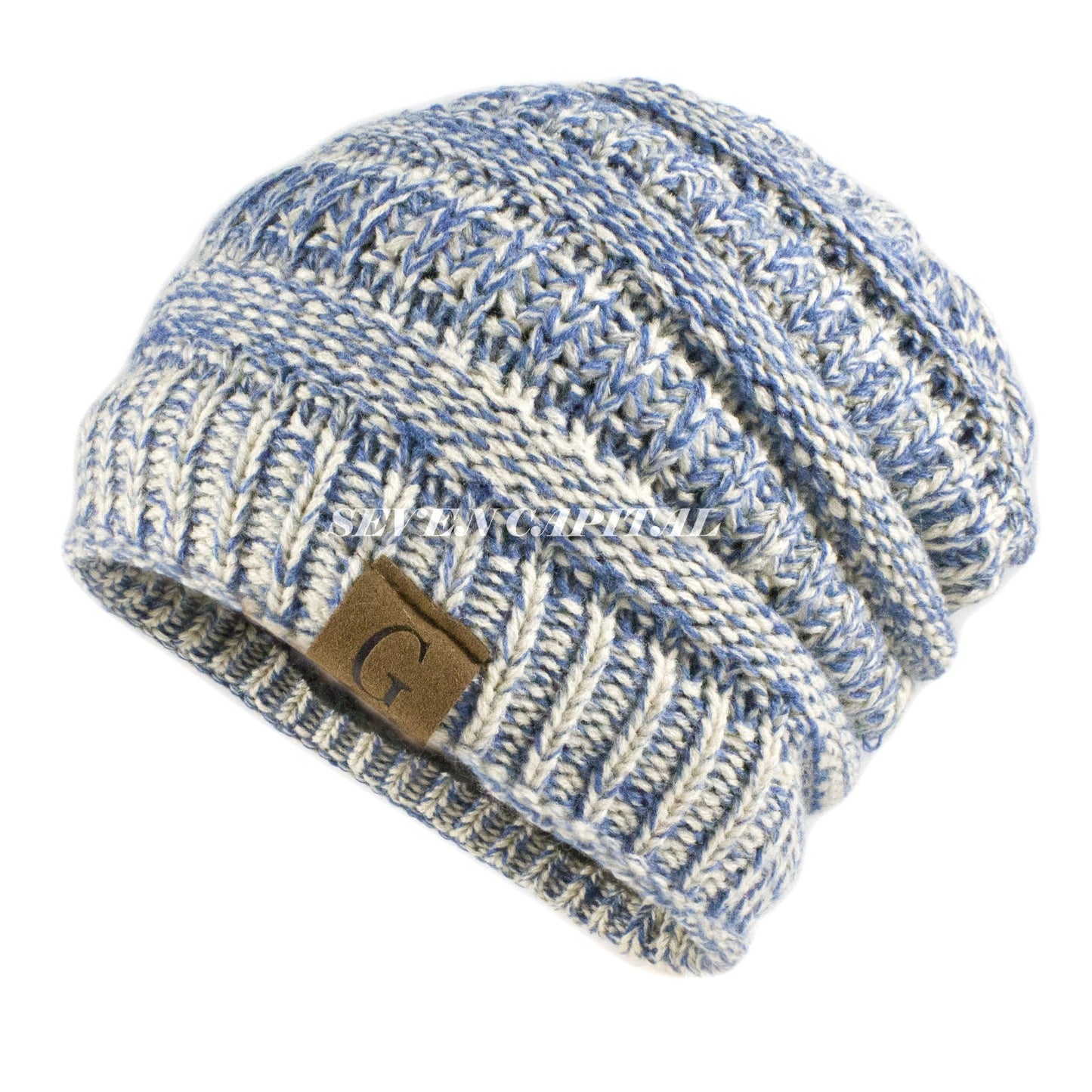 Women'S Men Knit Slouchy Baggy Beanie Oversize Winter Hat Ski Fleece Slouchy Cap