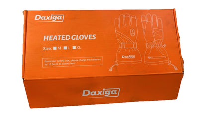 (Size L ) Heated Gloves, 5000Mah, Waterproof, Touchscreen, for Skiing, Riding..