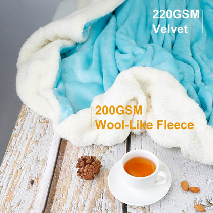 Flannel Fleece Blanket – Ultra-Soft Plush Blanket, Double-Layered Warm Throw for Couch, Bed, Camping | No Shedding, Fading, or Pilling!