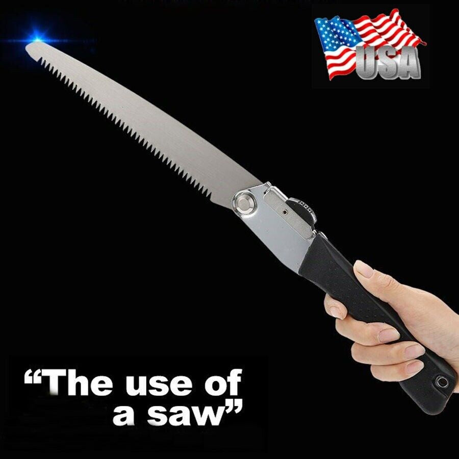 8" Folding Saw Extra Long Blade Hand Saw for Wood Camping Dry Wood Pruning Saw