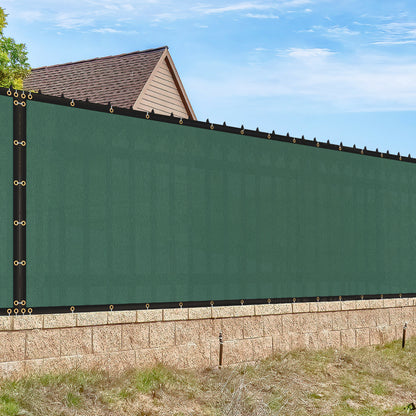 6Ft X 50 Privacy Fence Screen Garden Yard Windscreen Mesh Shade Cover Green