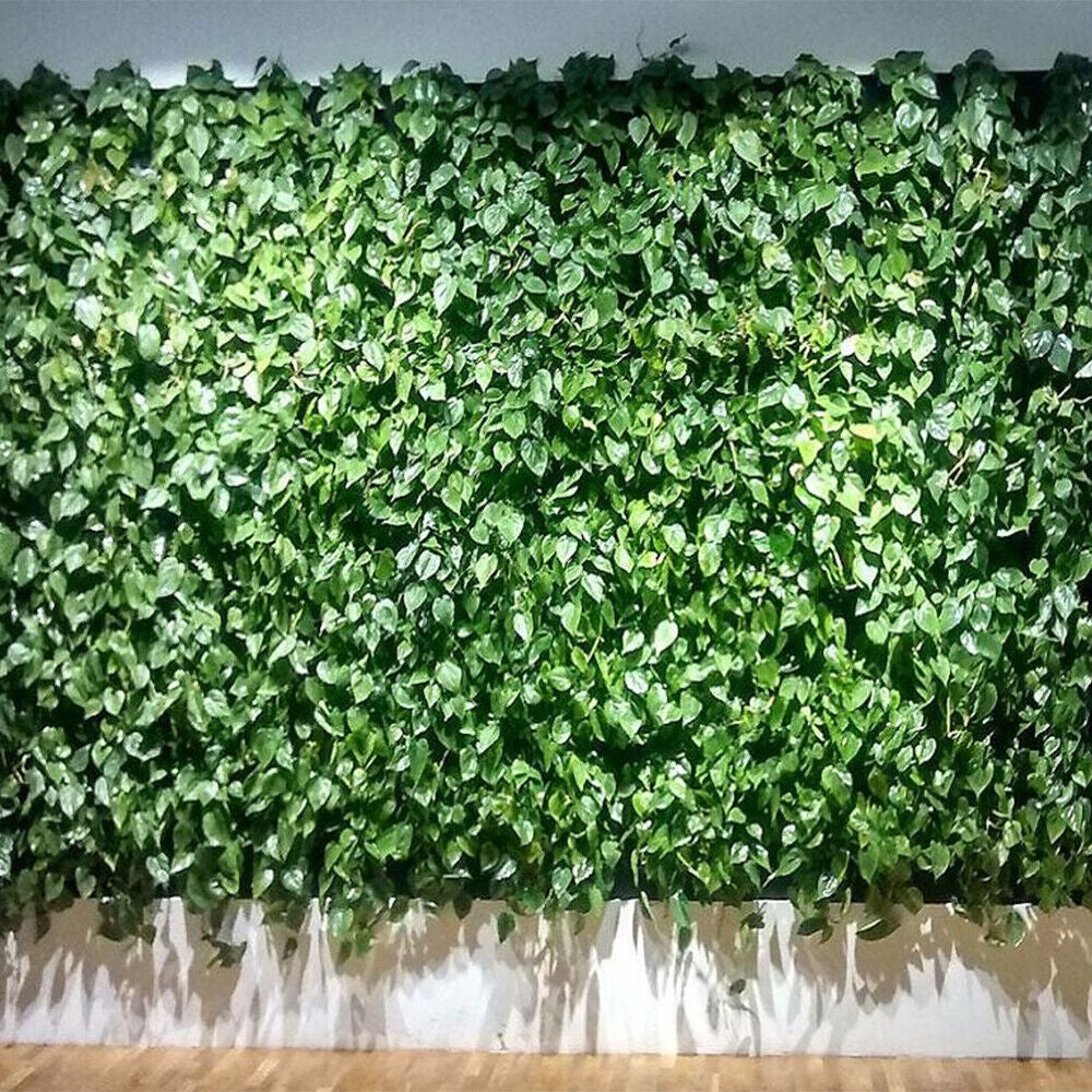 118"X39" Artificial Faux Ivy Leaf Hedge Fencing Privacy Fence Garden Decorate