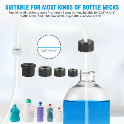 DIY Stainless Steel Sink Soap Dispenser Kitchen Hand Liquid Pump Bottle Tube Kit