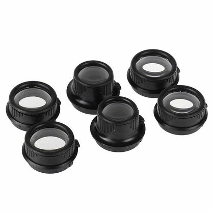 Double Eye Jewelry Watch Repair Magnifier Loupe Glasses with LED Light 8 Lens US