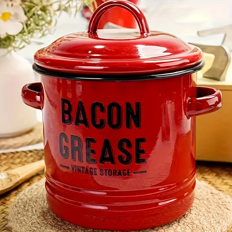 1Pcs Oil Storage Tank-20.29Oz Large Capacity Grease Container,Rich Colors