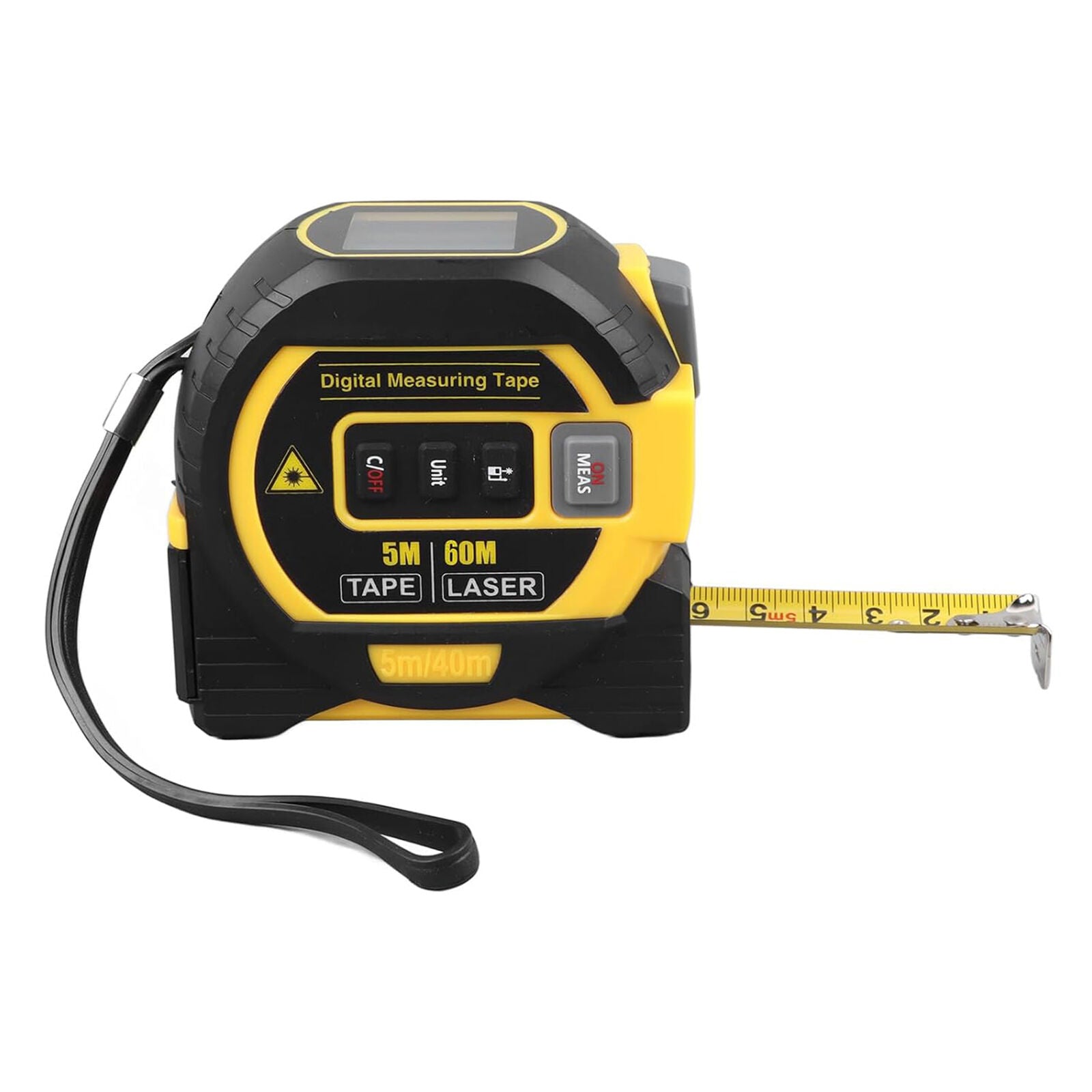 Digital Laser Tape Measure with Crosshairs 3 in 1 Digital Tape Measure 196Ft High Precision Rangefinder