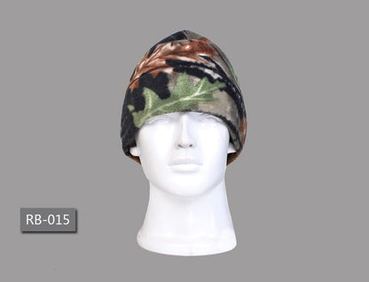 Camo Tactical Thermal Skull Cap Winter Warm Skiing Fleece Beanie Hat Men Womem