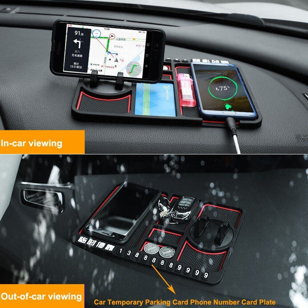 Multi-Function Car Anti-Slip Mat Phone Holder Pad Dashboard Universal