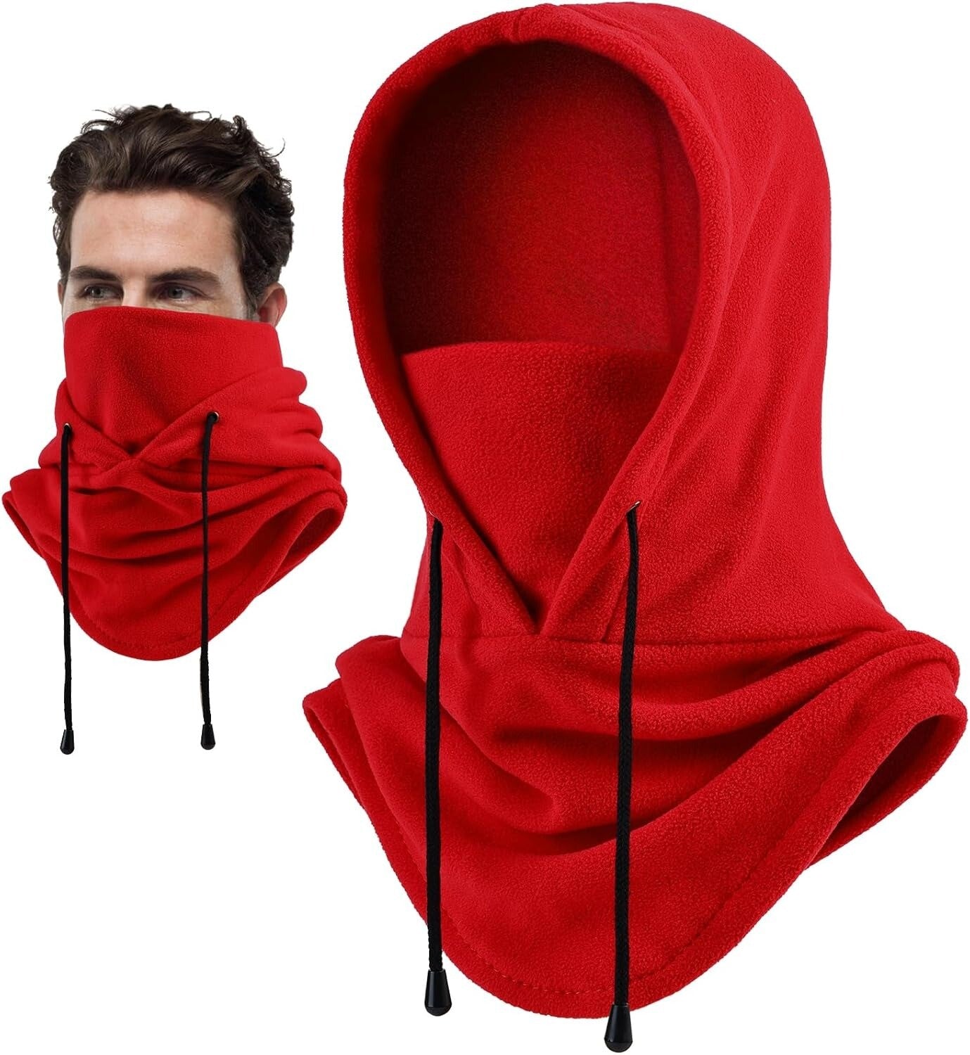 Winter Fleece Thermal Windproof Mask Balaclava Ski Full Face Mask for Men Women