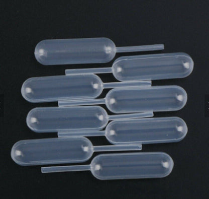 50 Pcs 4Ml Plastic Squeeze Transfer Pipettes - Droppers for Cupcakes & Ice Cream