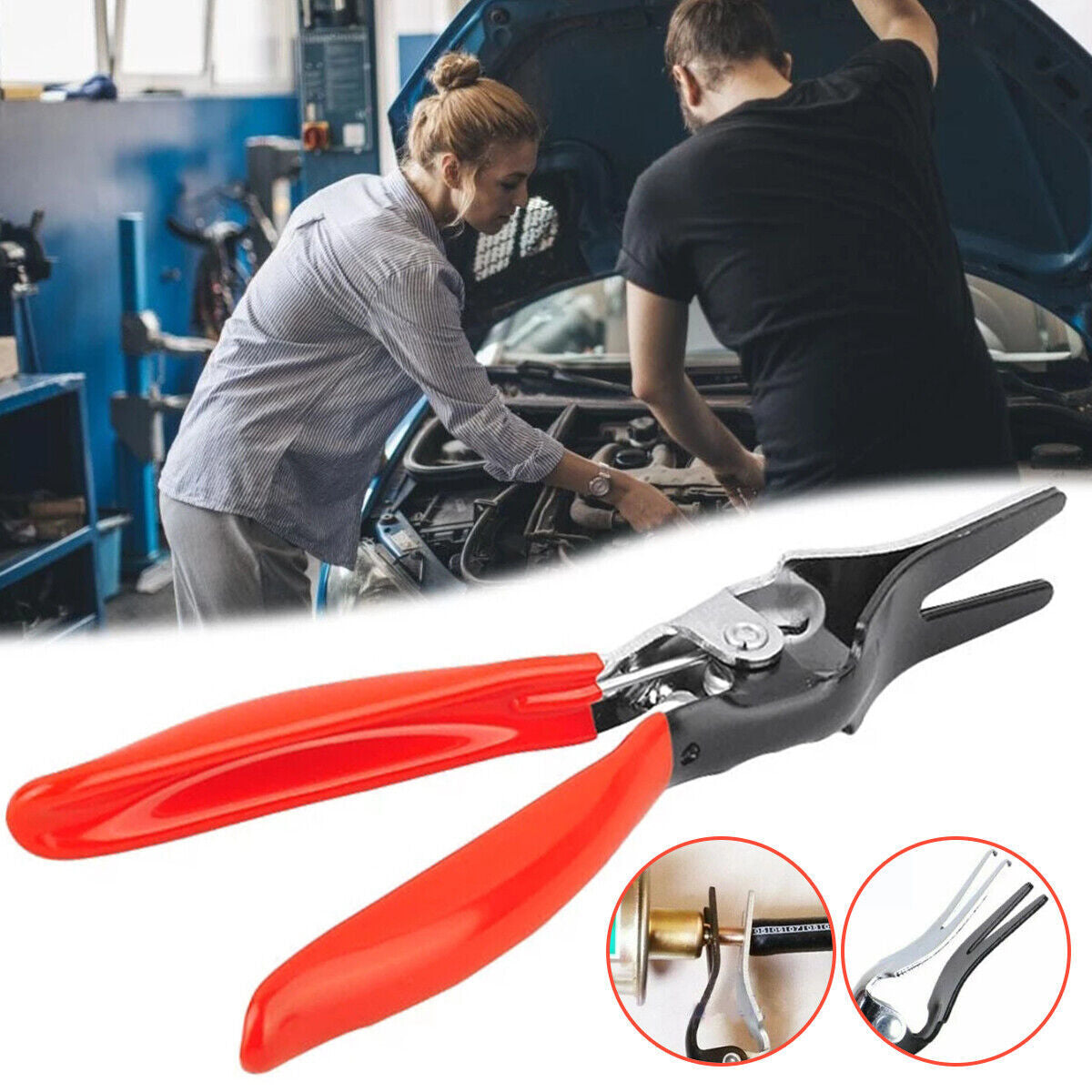 Separator Pliers Pipe Tool Angled Auto Fuel Water Vacuum Line Tube Hose Remover
