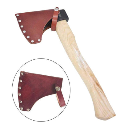 1Pc Leather Axe Holder Hatchet Lanyard Blade Sheath Head Cover Protector USA