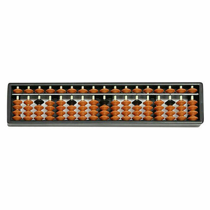 Math Hack Abacus Soroban 17 Digit Rods - Fast Counting Calculator for Kids & Adults, Chinese Math Tool for Learning, Brain Training & Education