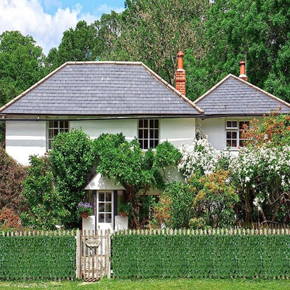 118"X39" Artificial Faux Ivy Leaf Hedge Fencing Privacy Fence Garden Decorate