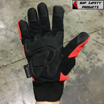 Majestic 2145 Winter Hawk Armorskin Insulated Mechanics Work Gloves, Waterproof