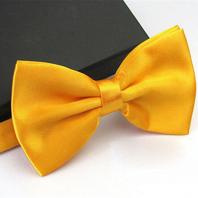 Mens Bow Tie Pre-Tied Adjustable Tuxedo Bowtie for Wedding Prom Suit | Fashion Novelty Necktie | Formal Wear Accessory | Gift for Him