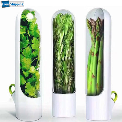 Herb Saver for Refrigerator Pod Containers for Fresh Vegetables Keeper (1 Pc)