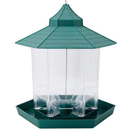 Alimentador De Aves Salvajes a Prueba De Ardilla Panorámica Colgante De Patio Exterior