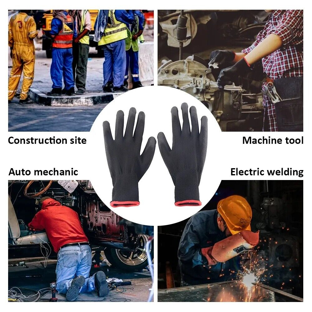 Men Women Gardening Gloves Breathable Rubber Coated Garden Gloves Working Gloves