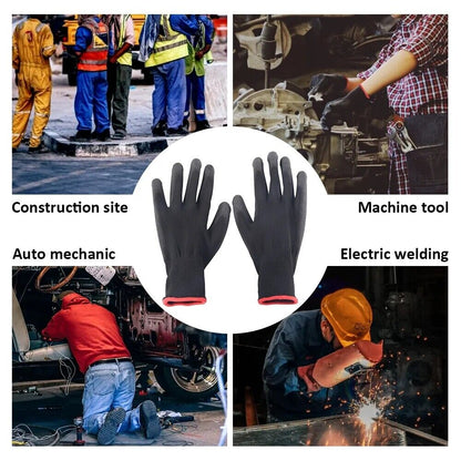 Men Women Gardening Gloves Breathable Rubber Coated Garden Gloves Working Gloves
