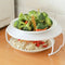 2-Tier Microwave Food Tray – Stacking Shelf, Splatter Guard & Carry Tray, Random