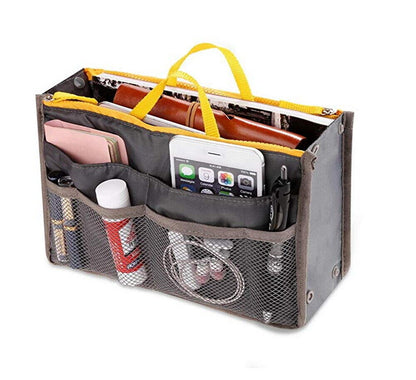 Women's Travel Purse Organizer Insert – Multi-Pocket Tote Handbag Liner for Easy Bag Swap, Lightweight Storage for Essentials, Makeup & Accessories