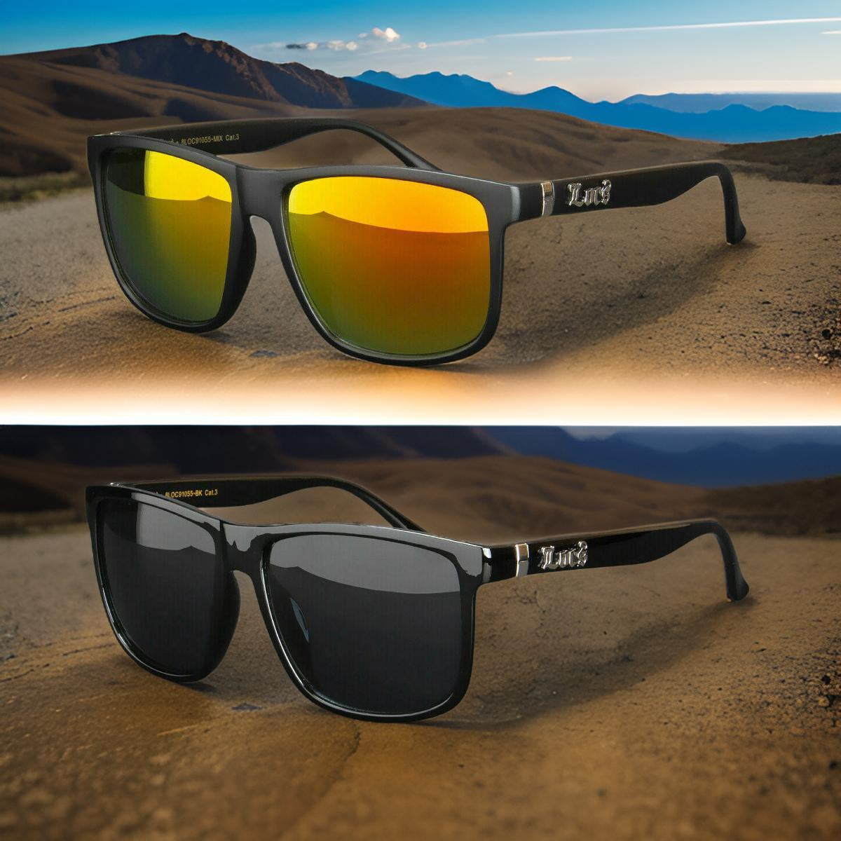 New Square Retro Sunglasses Men Classic Sun Block Unisex US Sameday Shipping